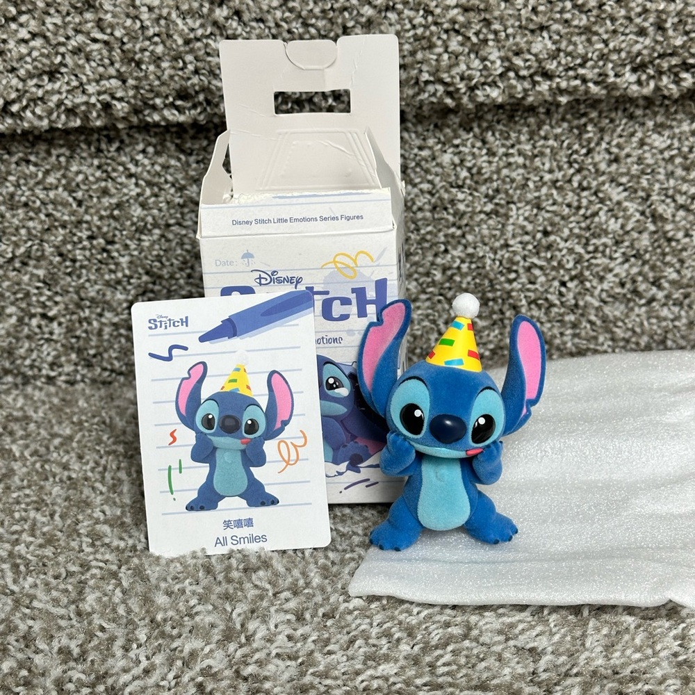 [Authentic] *Opened* Disney Stitch Little Emotions Series Figures - All Smiles